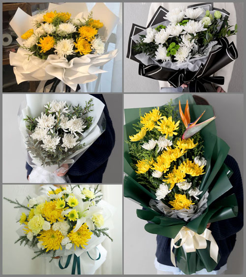 海南海口市龙华区城西镇仁里南社区白事花束代送